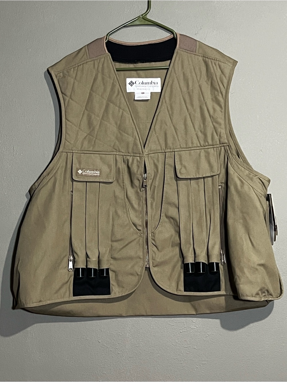 Columbia Olive Green Men's Outdoor Utility Vest